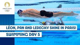 Olympic and World Records Fall! | Swimming Day 5 | #Paris2024 Highlights