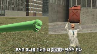 뱀 vs 휘발유