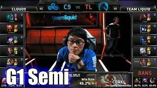 Cloud 9 vs Team Liquid | Game 1 Semi Finals S5 NA LCS Spring 2015 playoffs | C9 vs TL G1 VOD