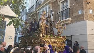 Nuestro Padre Jesús de los Afligidos por la Plaza de las Flores en la Semana Santa Cádiz 2019
