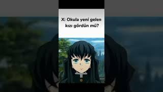 Okula yeni gelen kızı gördün mü #anime #muchiro#keşfetteyiz