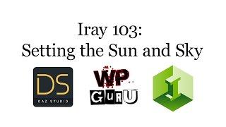 Iray 103: Setting the Sun and Sky in DAZ Studio