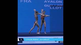 Y.AYALON JEGOUX - A.M.GUILLOT (FRA) | Onland Performance | Artistic Swimming 2024 #shorts #sports