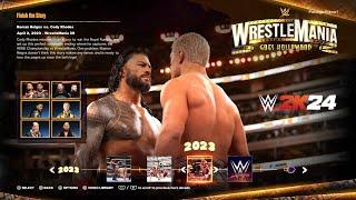 WWE 2K24 Showcase Mode - COMPLETE SHOWCASE FULL WALKTHROUGH!