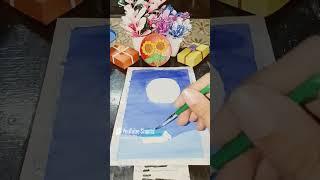 easy and simple painting with watercolours especially for beginners ️️@Crafterkashish-19#diy#art
