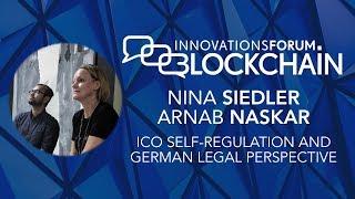 Nina Siedler & Arnab Naskar - ICO Self-Regulation and German Legal Perspective