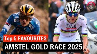 Amstel Gold Race 2025 Top 5 FAVOURITES - Tadej Pogacar vs Remco Evenepoel on the Cauberg?