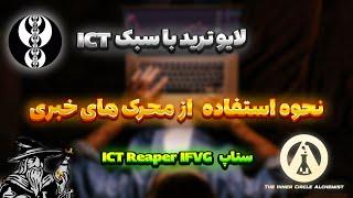 Live Trade ICT Method | لایو ترید با سبک آی سی تی و نحوه استفاده از محرک های خبری