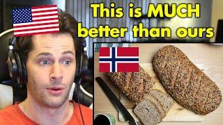 American Reacts to Why Norwegians LOVE Bread