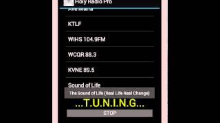 Holy Radio Android App Demonstration