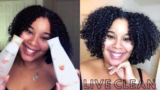 APPLE CIDER LIVE CLEAN SHAMPOO AND CONDITIONER | LIVE CLEAN REVIEW | NATURAL HAIR PRODUCTS | ONLY $5