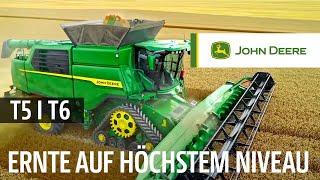 Die neuen JOHN DEERE Schüttler-Mähdrescher T5 und T6: Erleben Sie Fortschritt