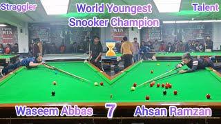 Snooker 2025 | World Snooker Champion Ahsan Ramzan Vs Waseem Abbas_Snooker Full Match Best of 7 #20k