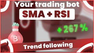 EASY and PROFITABLE trend following trading bot  - without coding !