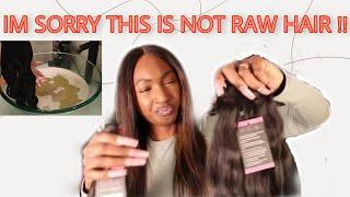 POSH RAW EXTENSIONS | RAW HAIR INITIAL IMPRESSION