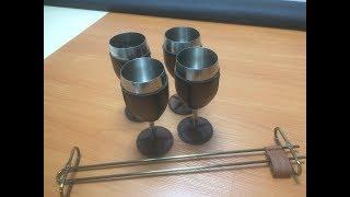 DIY / Бокалы под вино в прицеп / Wine glasses in the trailer