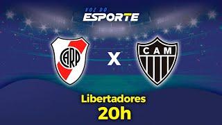 RIVER PLATE X ATLÉTICO-MG - AO VIVO | LIBERTADORES - 29/10/2024