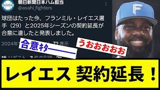 【きたあああああ！！】レイエス 契約延長！【反応集】【プロ野球反応集】