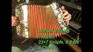 Hohner Club IIB und Club Victoria akkordeon accordion