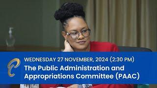 25th Meeting - Public Administration & Appropriations Committee - November 27, 2024 - MOE