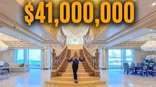 Touring $41,000,000 Greek Palace Mansion in VIP Dubai Palm Jumeirah! 