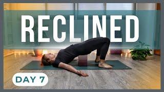 30-Min Yin Yoga Bedtime Reclined Stretch w/ Props | Bedtime Yin Yoga Challenge Day 7