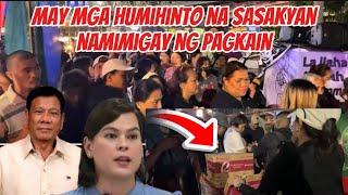 Dagsa Ang tulong at mga pagkain para sa Mga kababayan