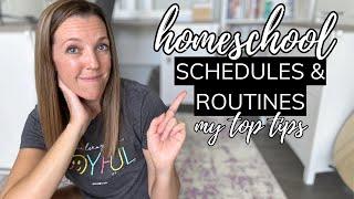 *CHATTY* HOMESCHOOL SCHEDULES + ROUTINES || MY THOUGHTS & TIPS FOR NEW HOMESCHOOL MOMS