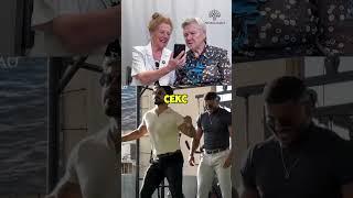 Смотрим на танцующих парней