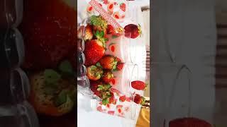 Viral Short || Strawberry Shake || Tasty Bites By Shumaila 