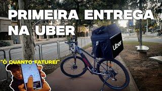 FIRST UBER DELIVERY | bicycle deliveries via uber