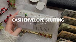 Cash Envelope Stuffing | $1,016 | December No. 1 | Bills and Sinking Funds