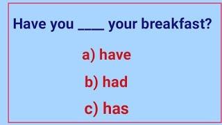 English grammar test. All tenses quiz. Can you pass this quiz challenge?