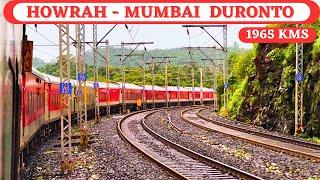 12262 Howrah to Mumbai Duronto Express Full Journey