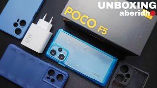 UNBOXING POCO F5 BLUE | GAMING EMULATOR TEST | CASES UNDER 1$