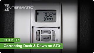 Quick Tip: Correcting Dusk & Dawn Times on Intermatic ST01 Timers