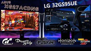 Best OLED Gaming Monitors for PS5 PRO! [ ASUS XG27ACDNG & LG 32GS95UE ]