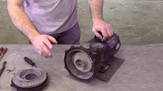 Spa Hot Tub Waterway Executive Pump Seal Impeller & Bearing Replacement How To  The Spa Guy 315-1220