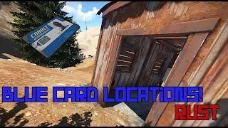 Rust || How to get Blue Keycards || All Locations 2021