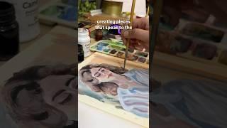 Art for me isn’t just about beauty it’s about capturing what words can’t #artprints  #art #Portrait