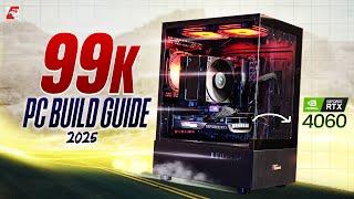 99K PC Build Guide 2025 |  Ryzen 7 7700 Ft. RTX 4060