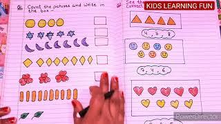 LKG Maths Worksheet/Daily Practice Sheet Of Junior KG Math/LKG Maths Sheet @kidslearningfun2013