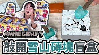 【開箱】用鑽石鏟挖開! 麥塊雪山盲盒 大量開箱[NyoNyoTV妞妞TV]