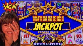 JACKPOT HANDPAY-WONDER 4 REVOLUTION ON FIRE!