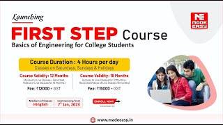 First Step Course | Strengthen your basics of Engineering | Enroll Now | Amit Kakkar Sir, MADE EASY