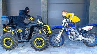 Мотоцикл VS  Квадрика что круче ?  Motorcycle VS ATV.