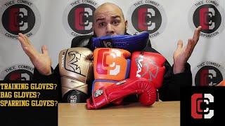 Bag/Sparring Gloves vs Training Gloves: Why you want 2 or 3 pairs of gloves