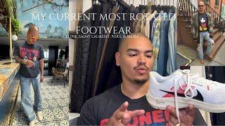 MY FAVORITE CURRENT FOOTWEAR | Saint Laurent, Celine, Nike, & More| Ariel Rosado