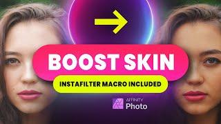 Affinity Photo Quick hack to Boost SKIN Color - INSTAFILTER