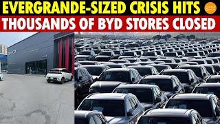 China’s Auto Sector Sees Evergrande-Sized Crisis: 4,000+ BYD 4S Dealerships Shut Down in a Year